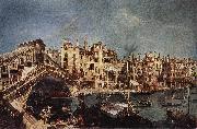 MARIESCHI, Michele The Rialto Bridge from the Riva del Vin sg china oil painting reproduction